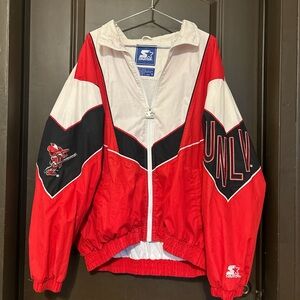 Starter Red and Black UNLV Jacket